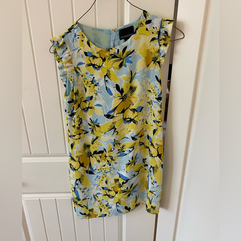 Cynthia Rowley Size 6 Summer Dress Mid Thigh Length